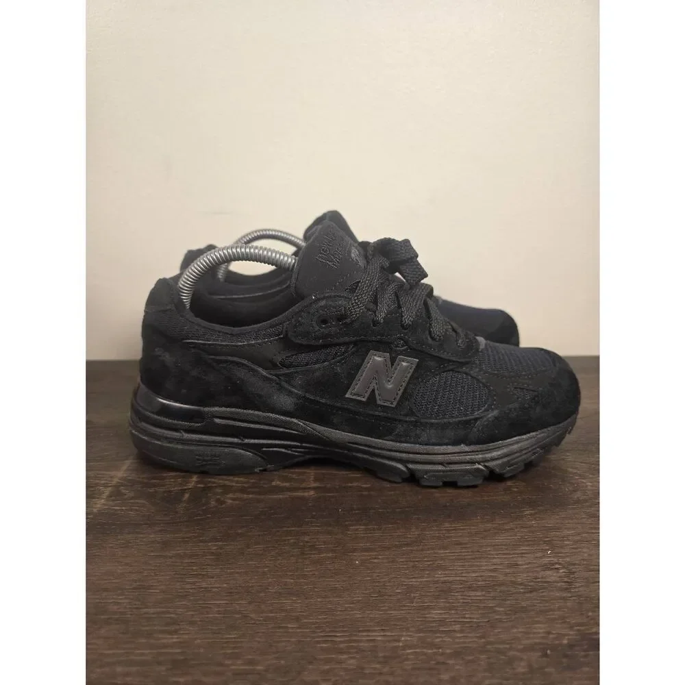 New Balance WR993TB Triple Black Limited Edition Made In USA Women's Size 9